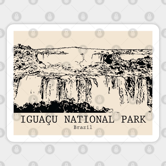 Iguaçu National Park - Brazil Magnet by Lakeric